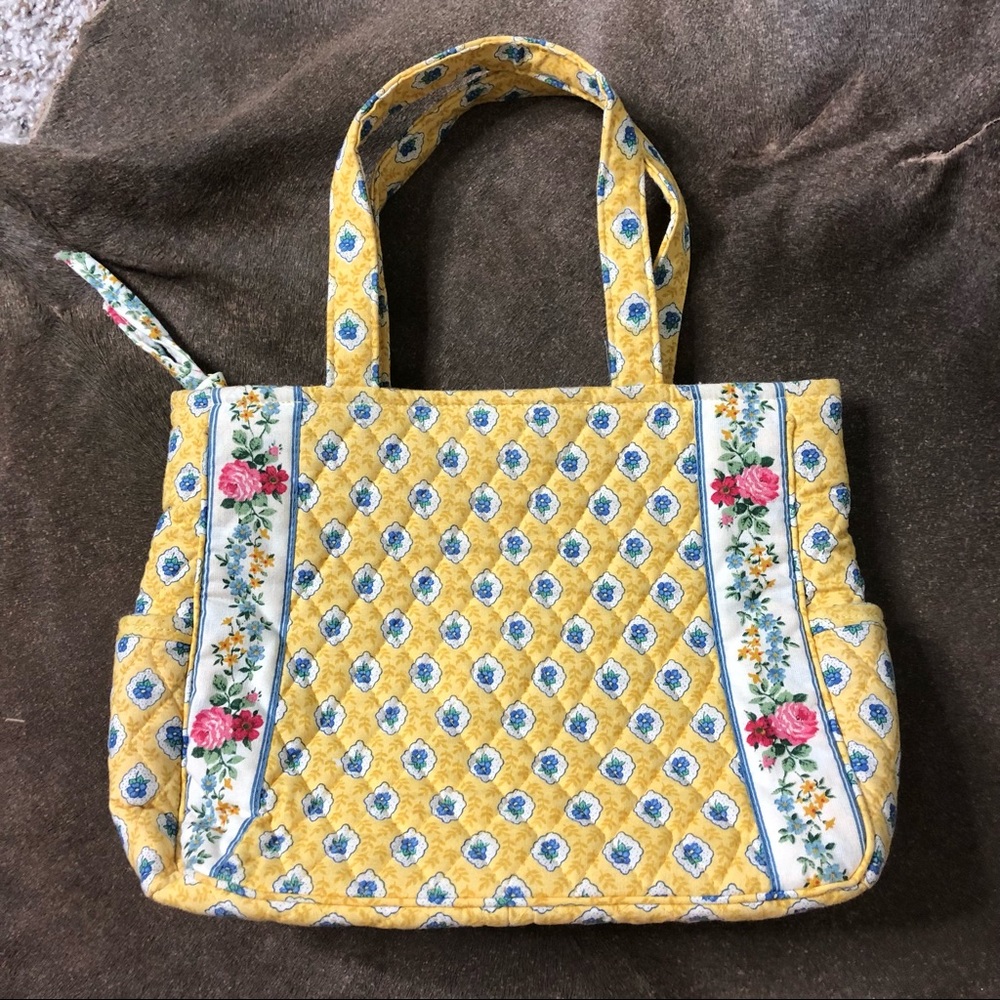 Vera Bradley Quilted Elizabeth Retired Tote Bag